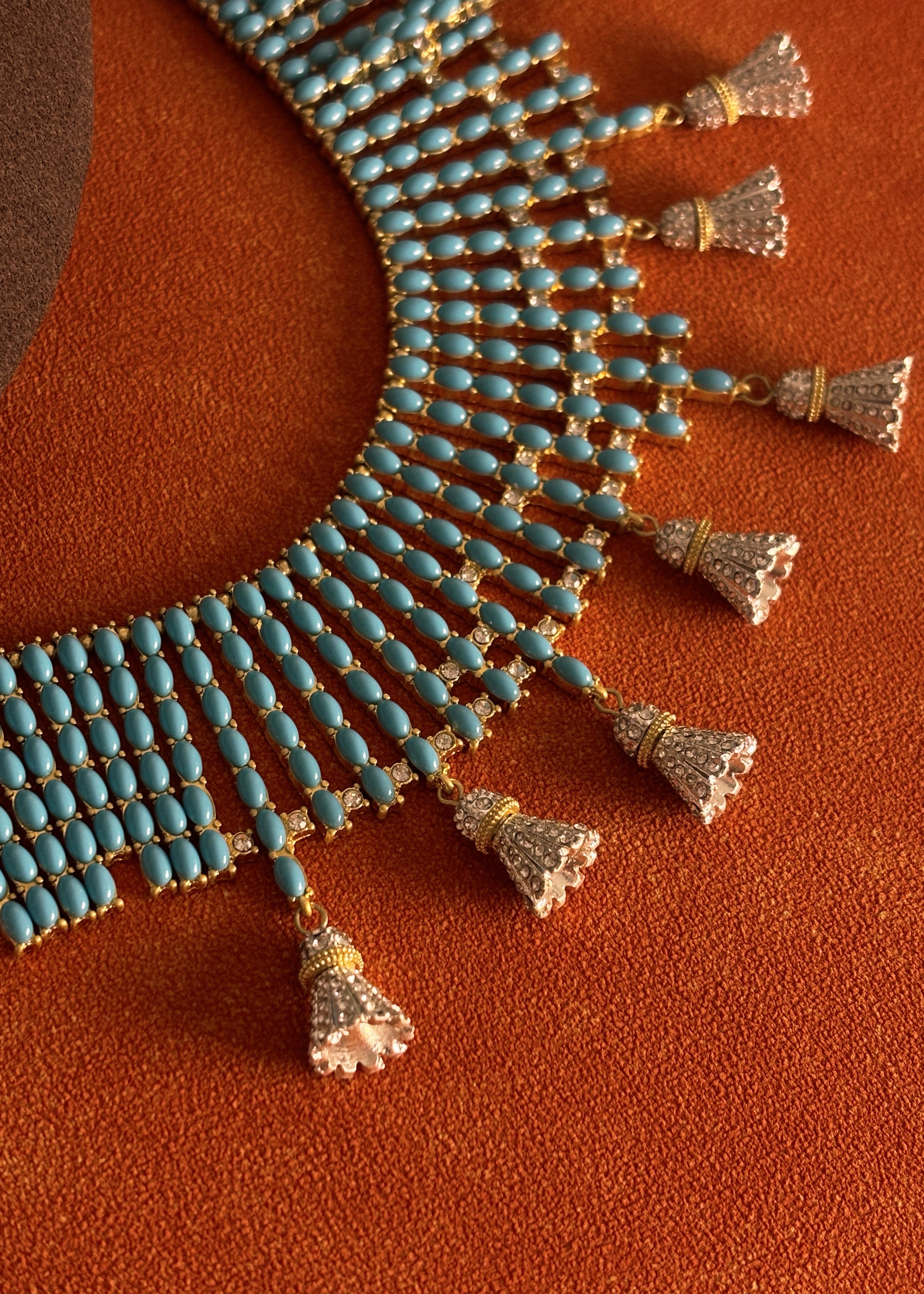 Azure Fringe Collar