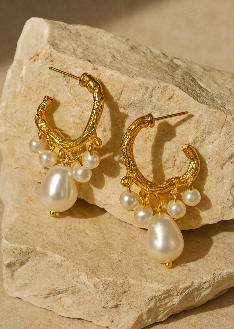 Tideform Pearl Hoops
