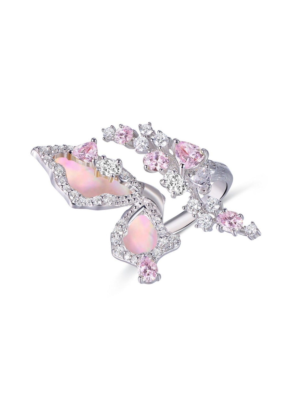 Butterfly Bloom Rose Ring