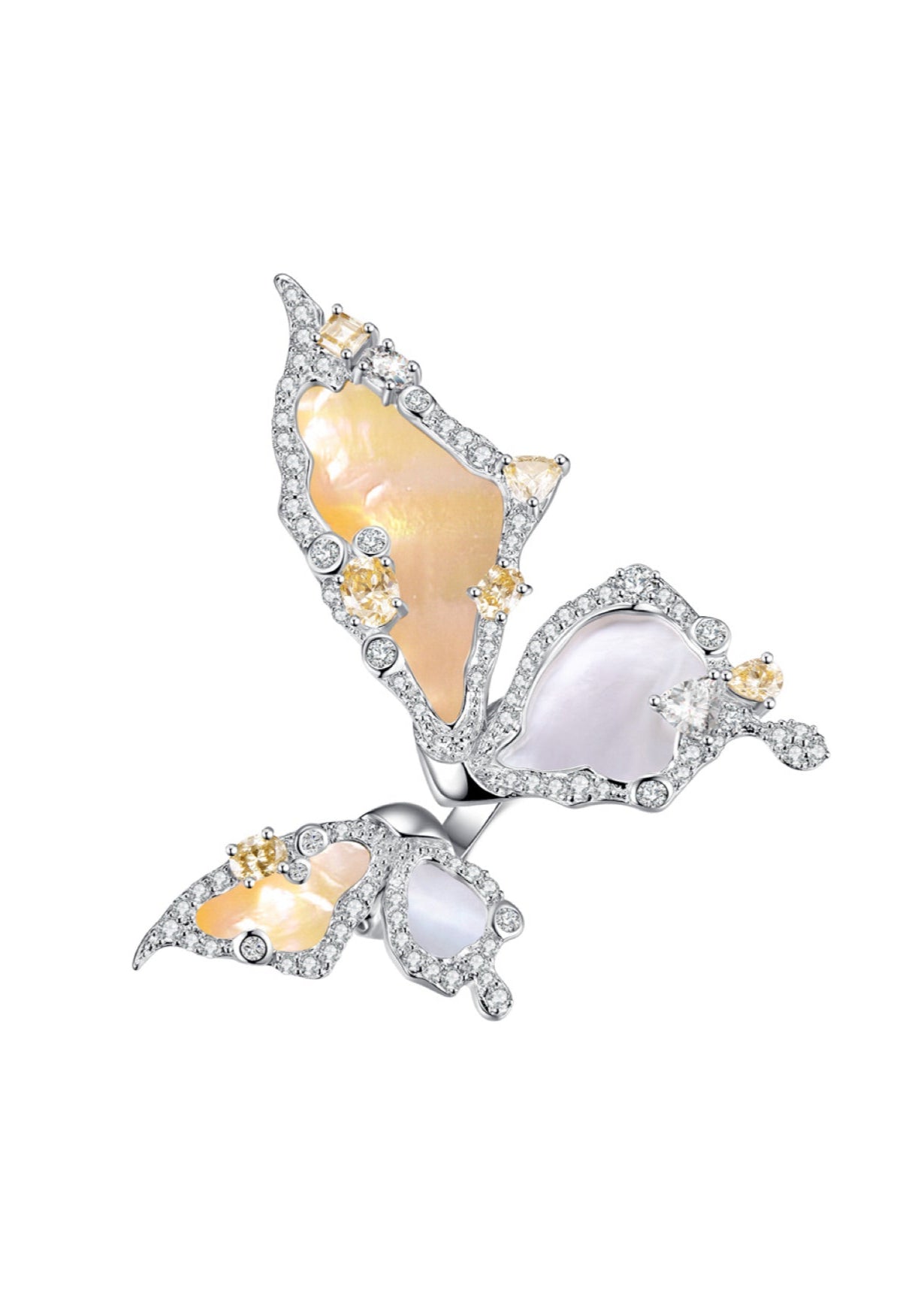 Butterfly Bloom Poppy Ring