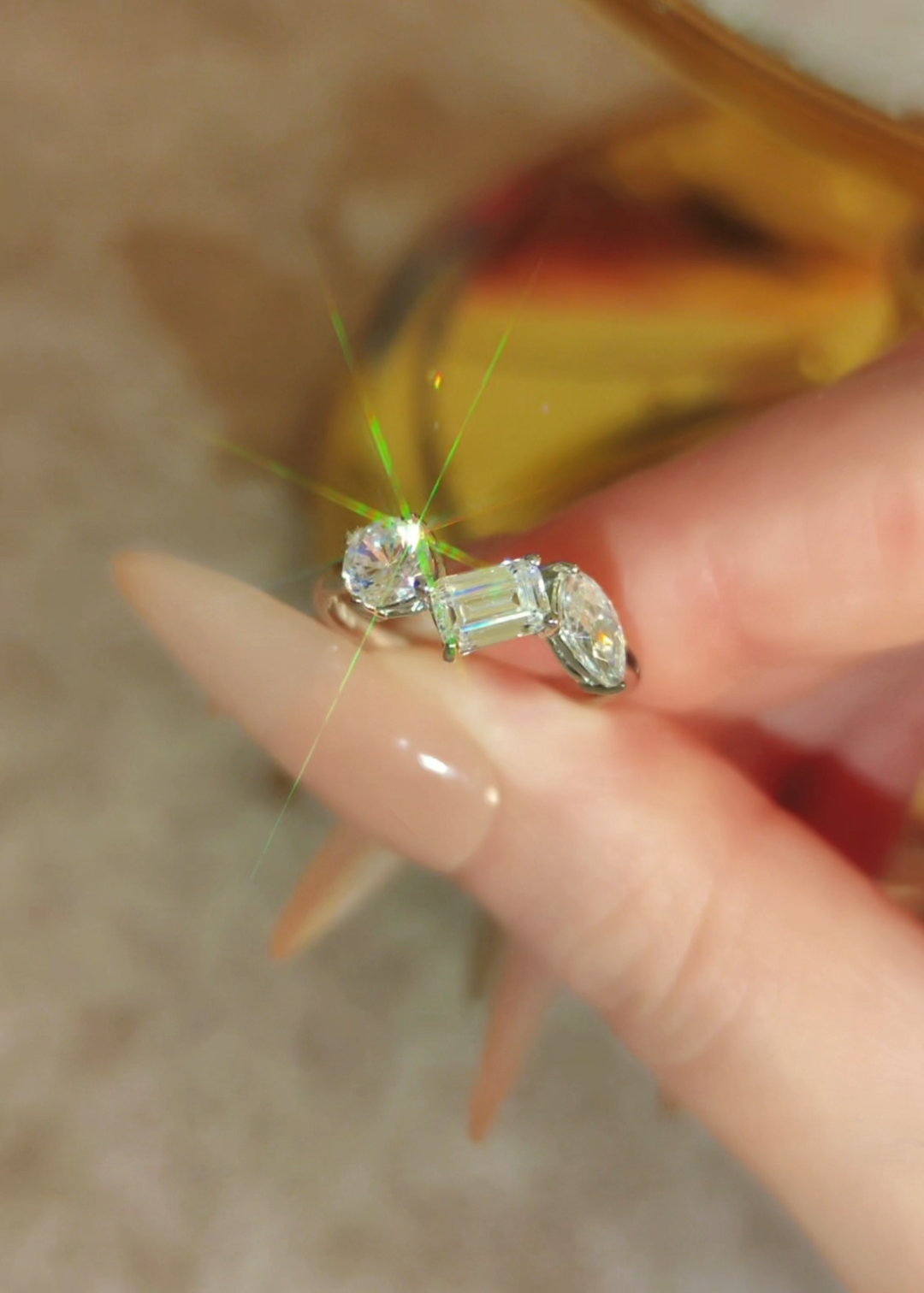 Prism Cluster Ring