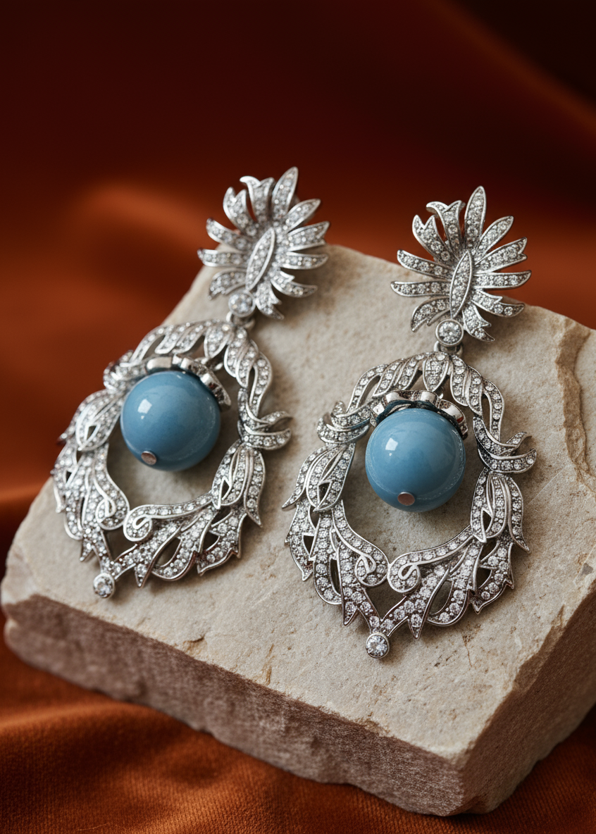 Turquoise Halo Drops