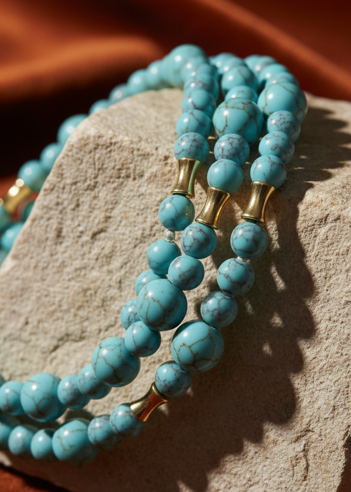 Turquoise Strand Necklace