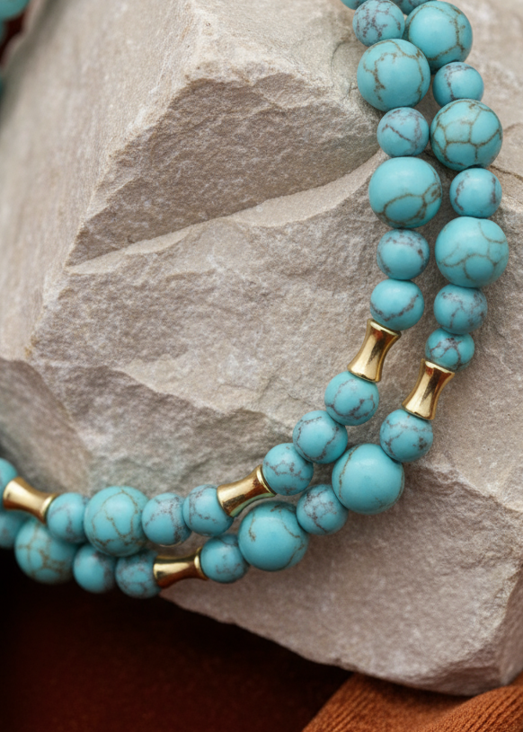 Turquoise Strand Necklace