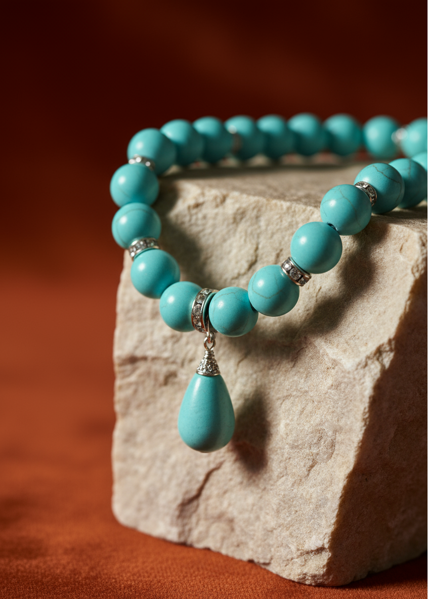 Turquoise Drop Necklace