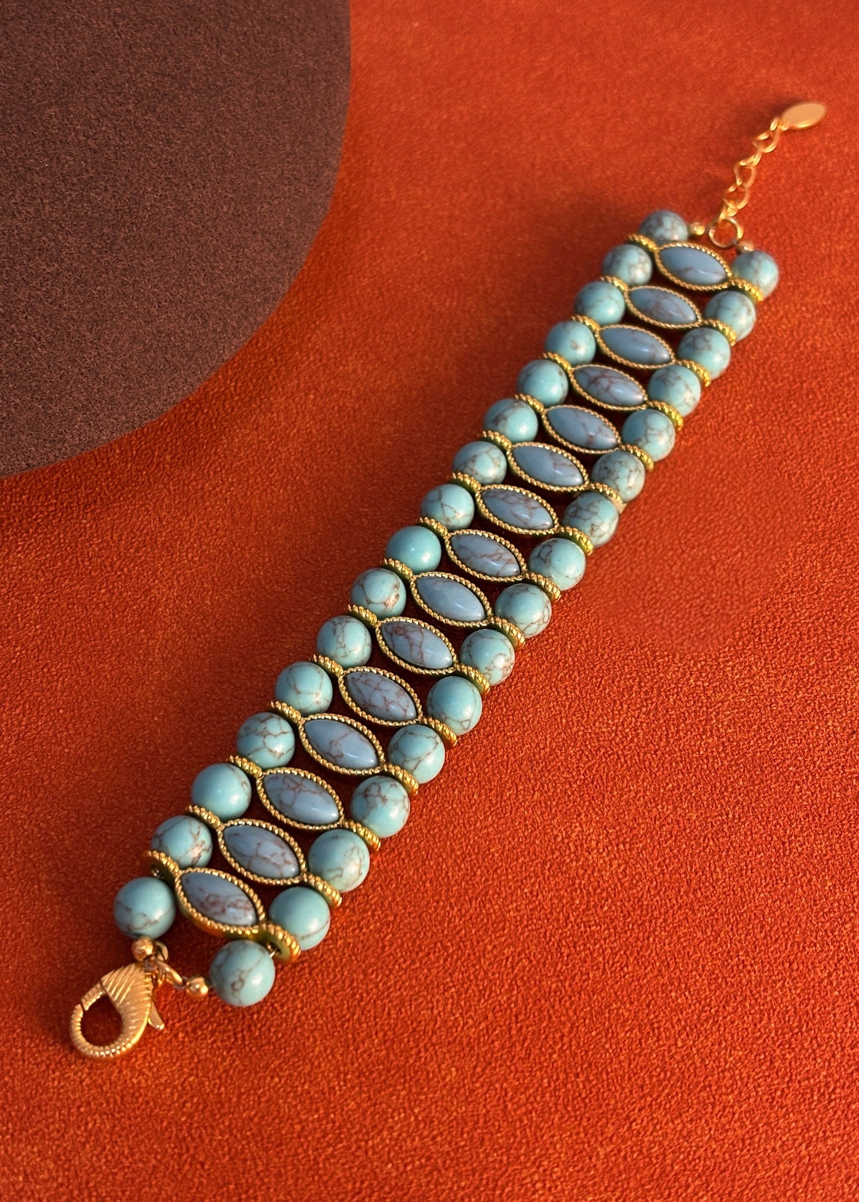 Turquoise Marquise Bracelet