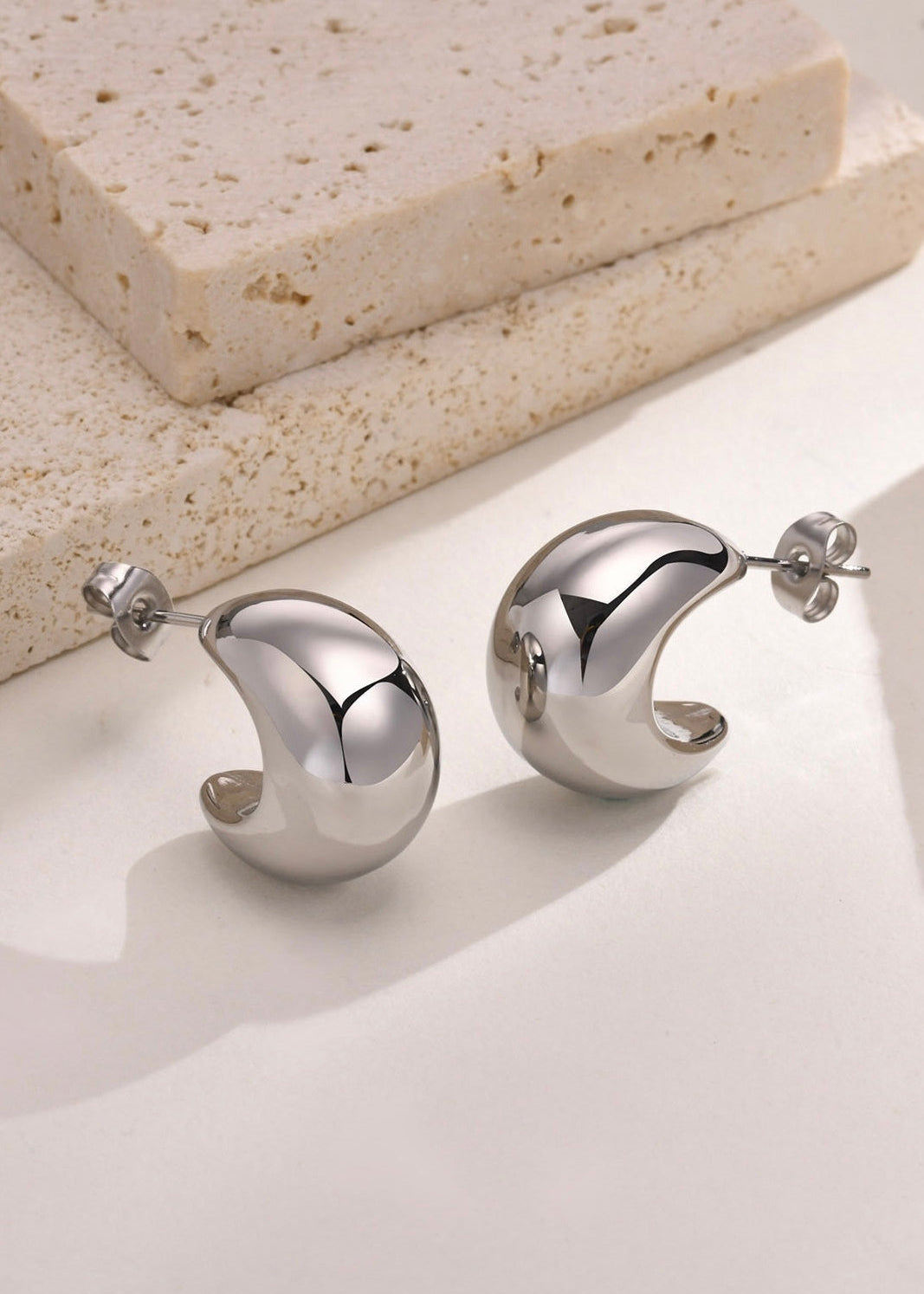 Luna Dome Studs