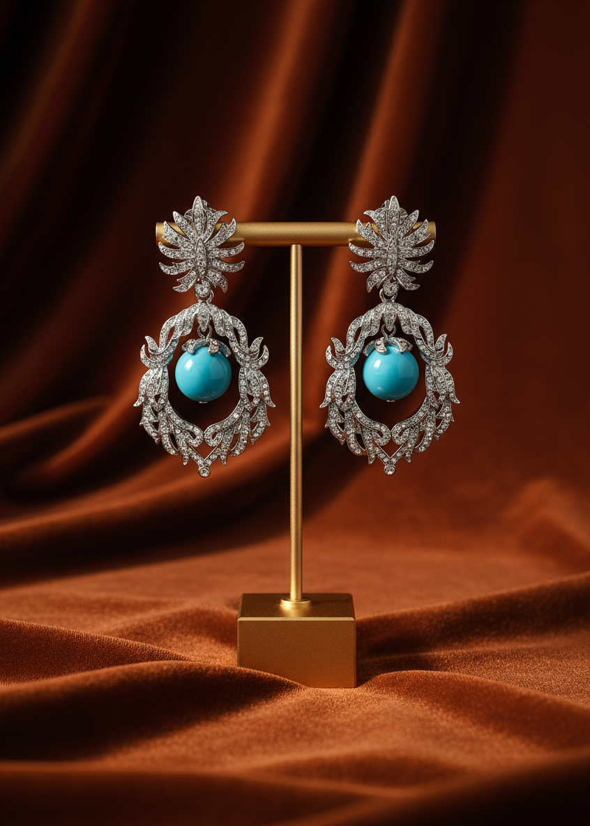 Turquoise Halo Drops