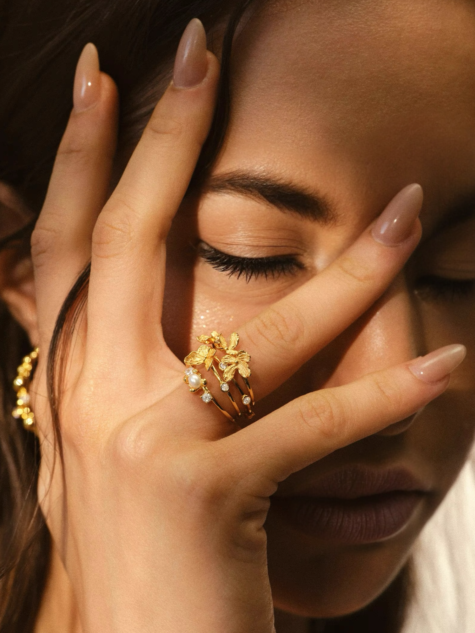 Butterfly Dusk Ring Set