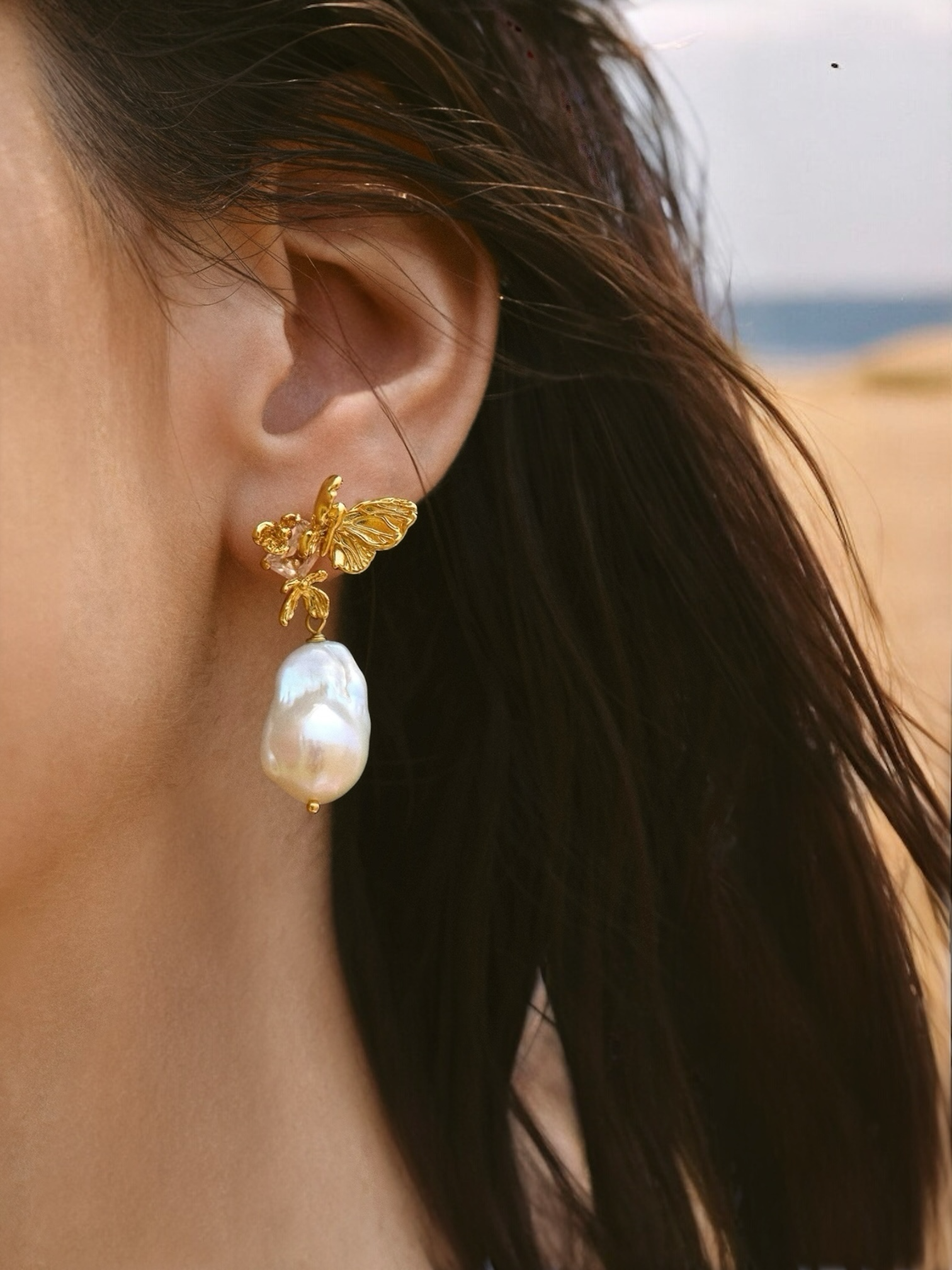 Butterfly Dusk Pearl Drops