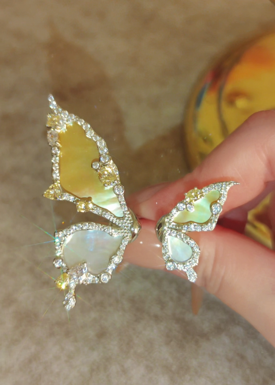 Butterfly Bloom Poppy Ring