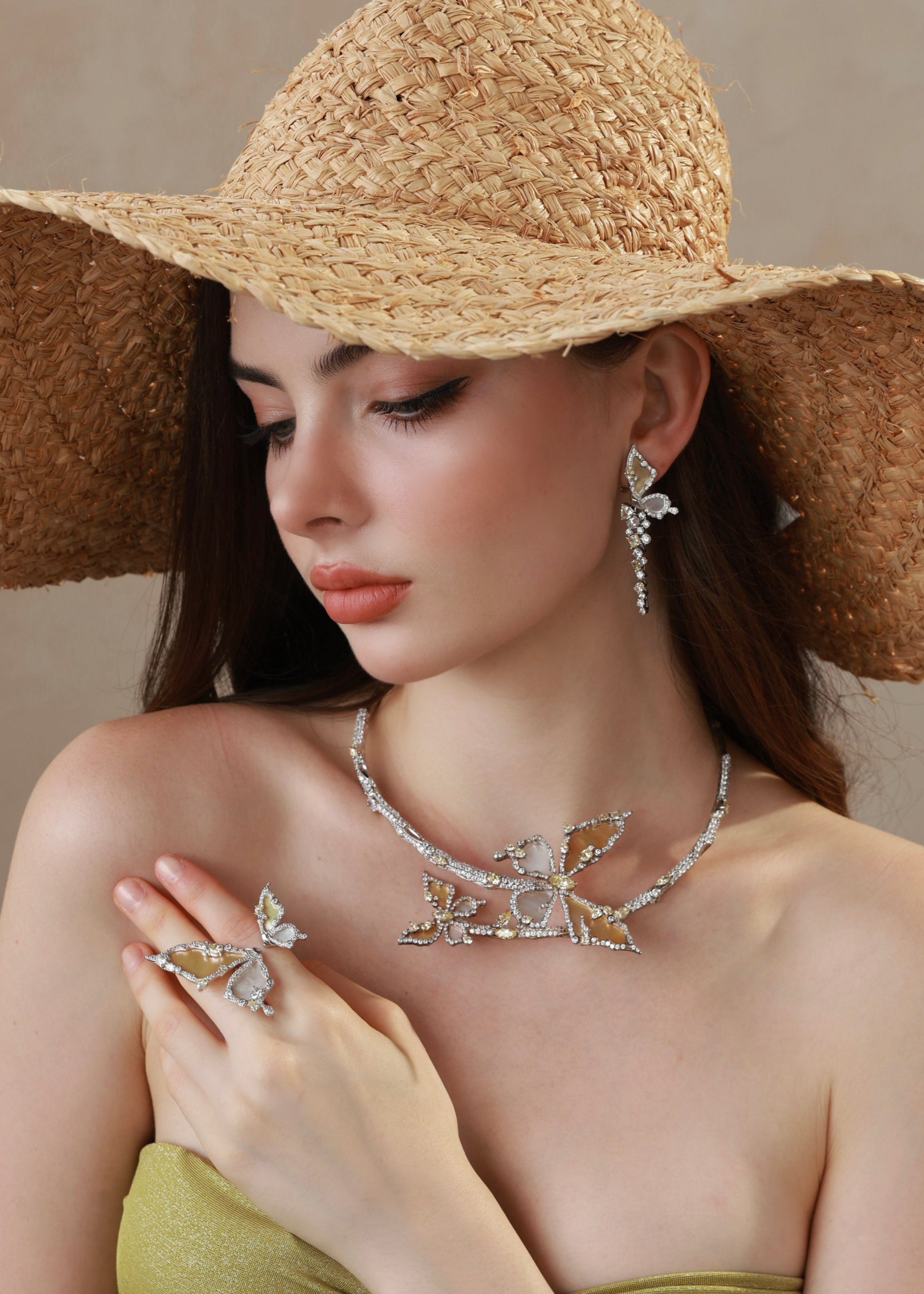 Butterfly Bloom Collar Choker