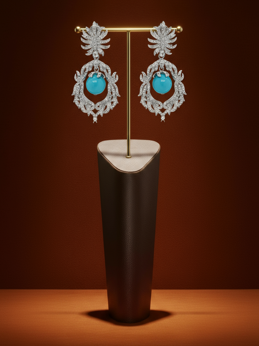 Turquoise Halo Drops