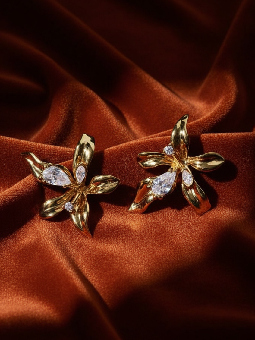 Orchid Dew Studs