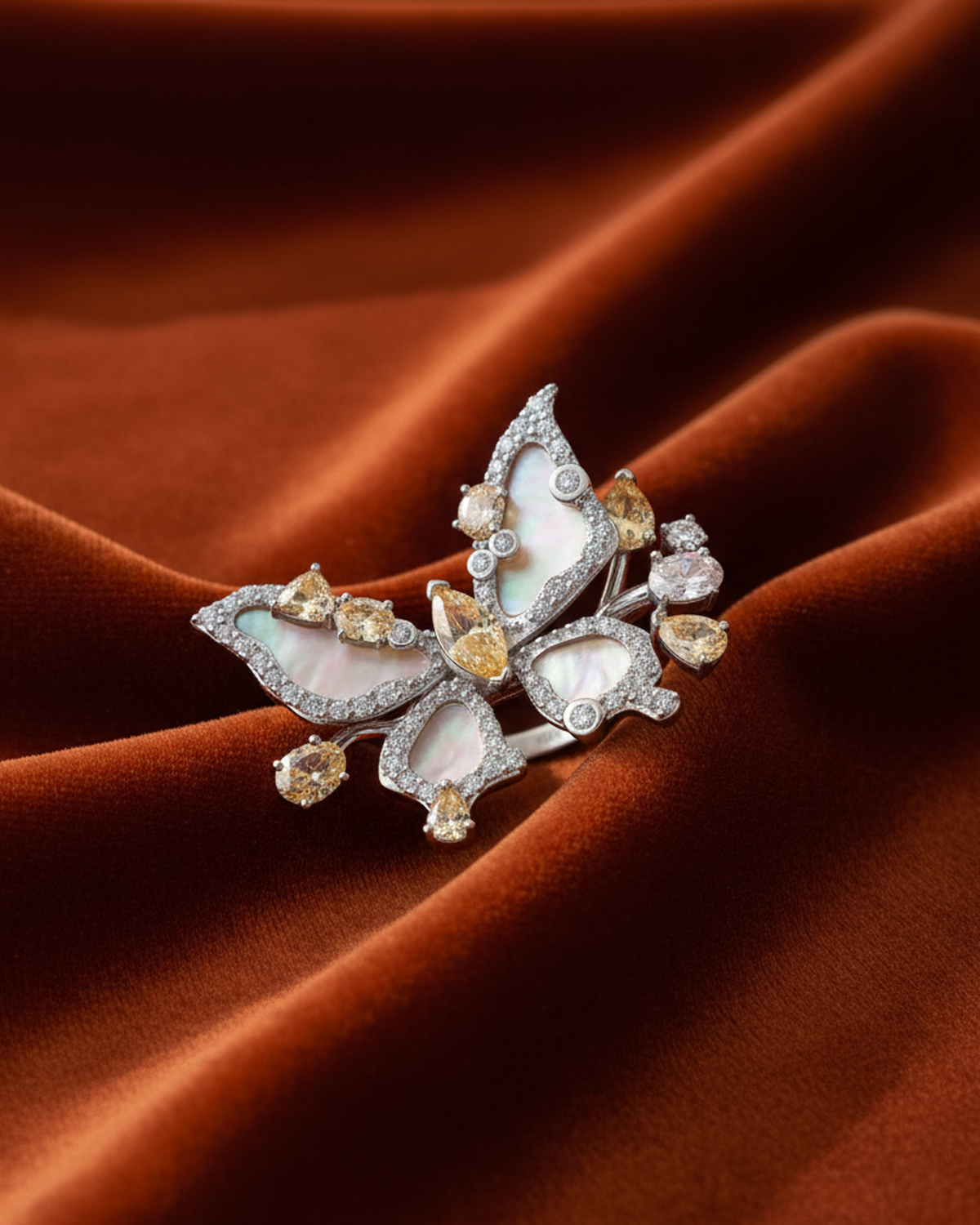 Butterfly Bloom Lily Ring