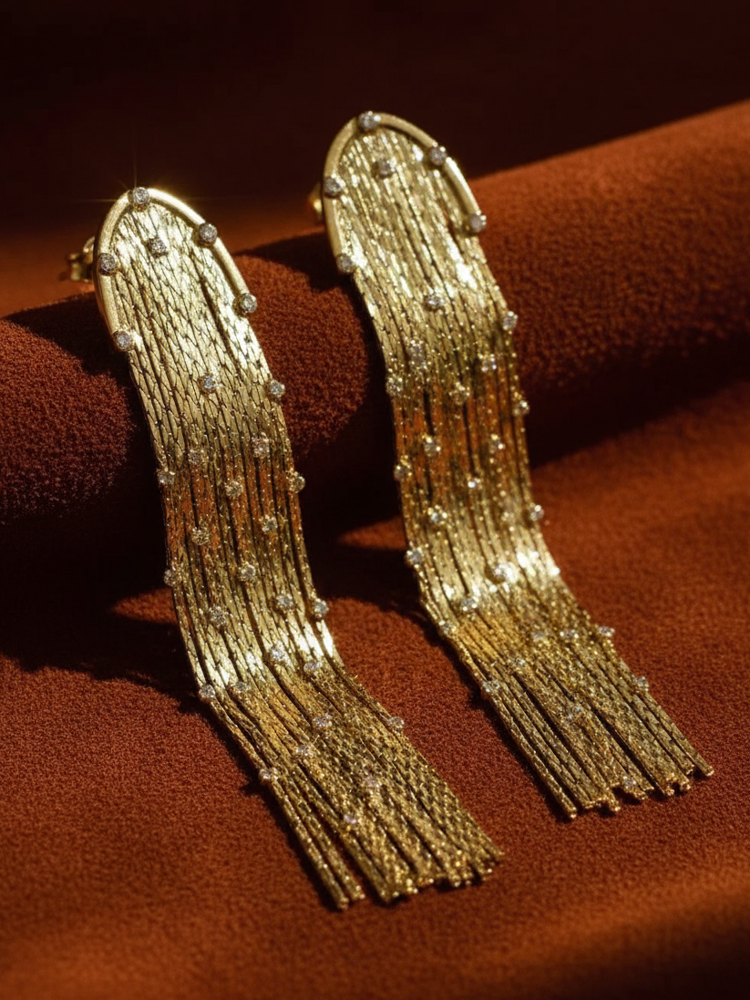 Celeste Drape Earrings