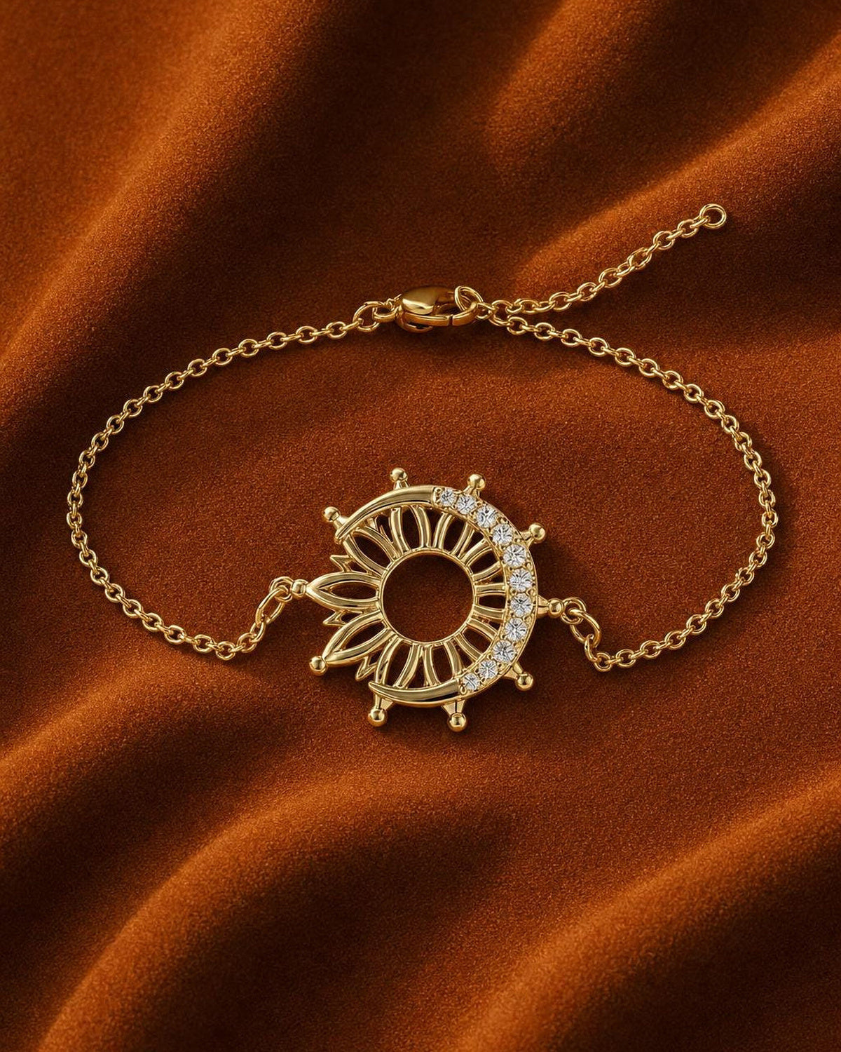Solar Eclipse Crystal Bracelet
