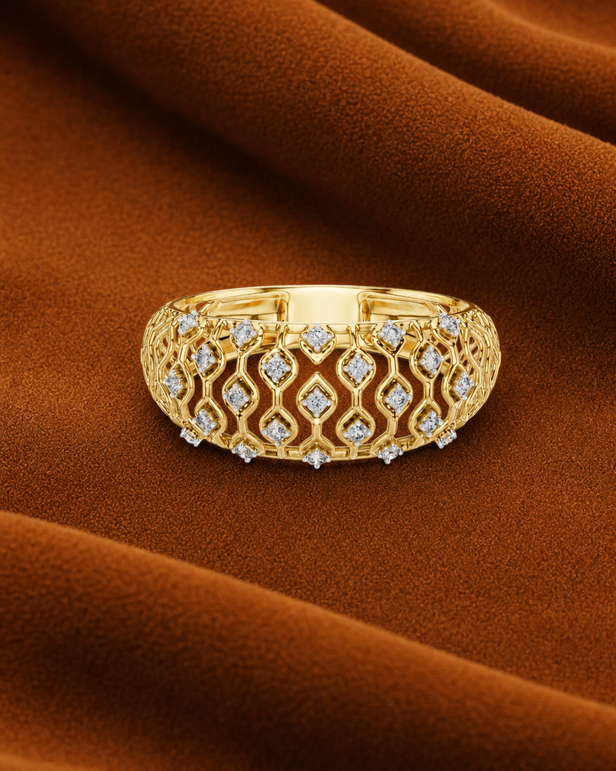Lattice Diamond Band by MONICONIC