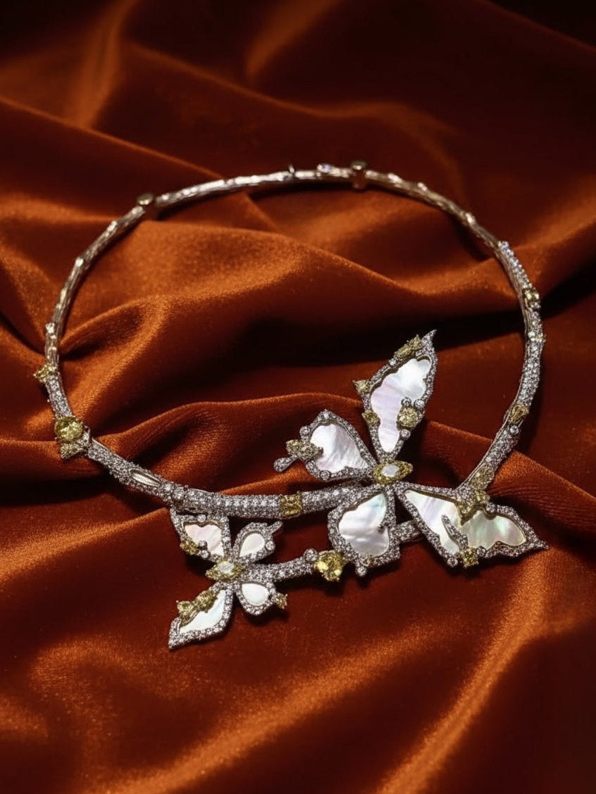 Butterfly Bloom Collar Choker