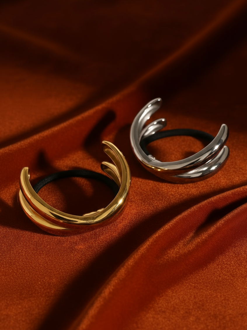 Wave Twist Pony Cuff