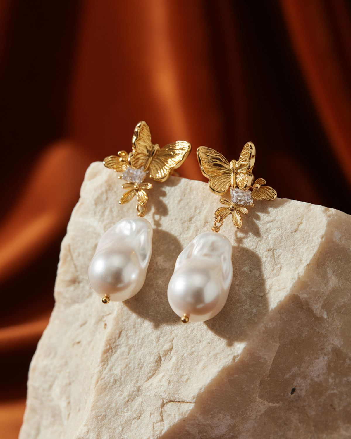 Butterfly Dusk Pearl Drops