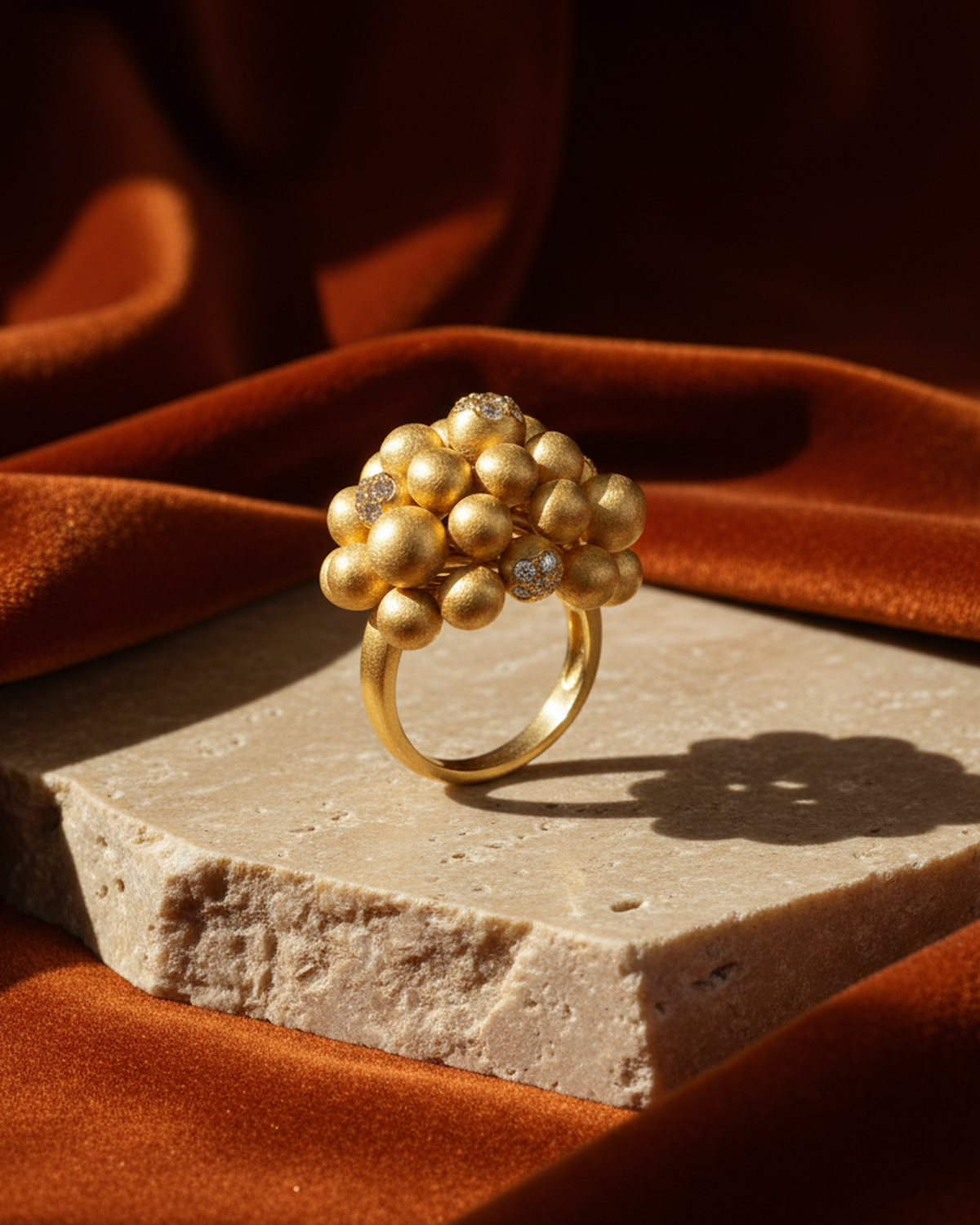 GOLDEN HOUR HALO DRIFT RING