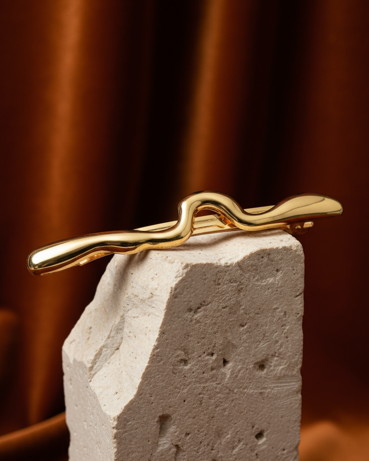 RIPPLE LINE BARRETTE