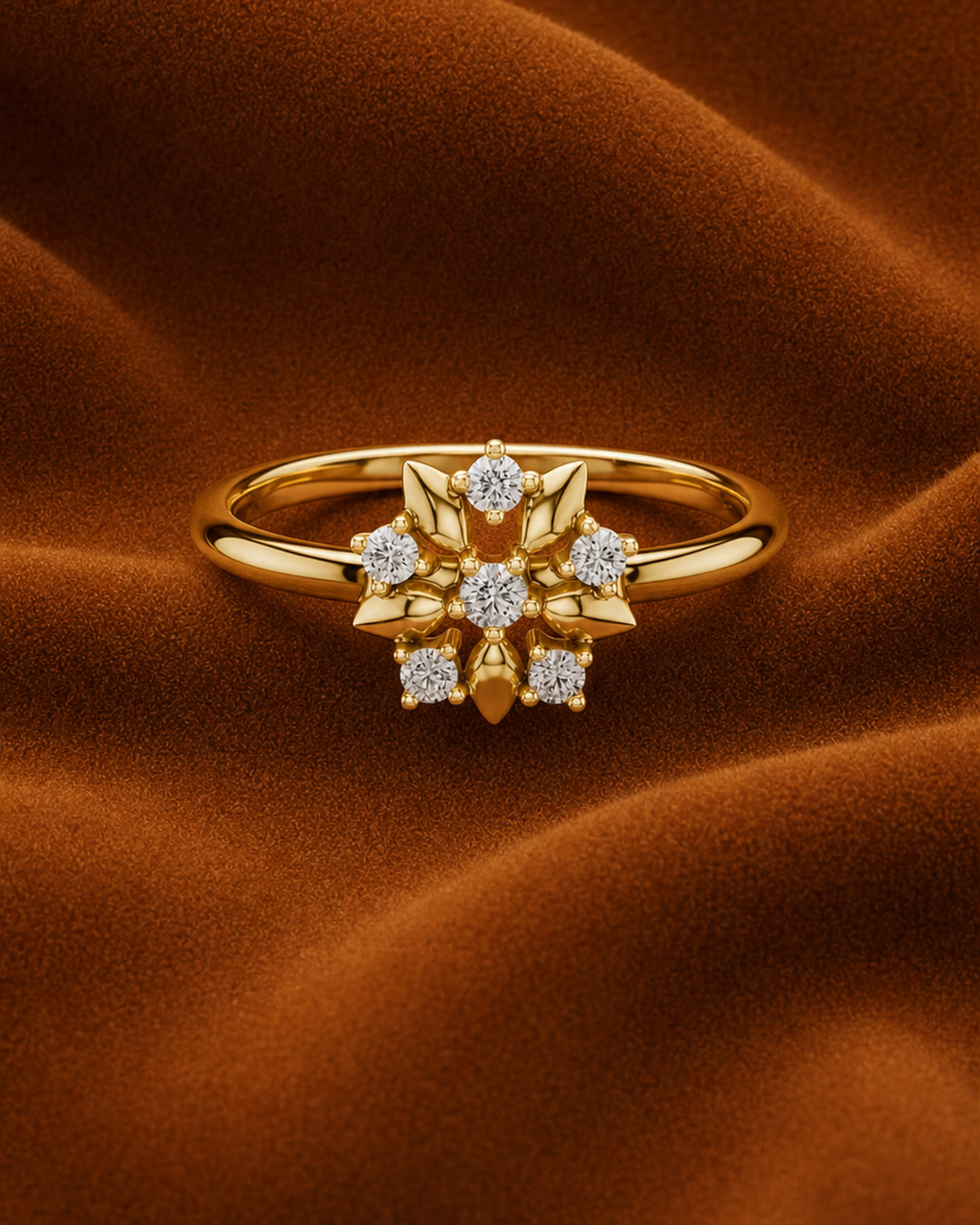 Floral Cluster Ring by MONICONIC