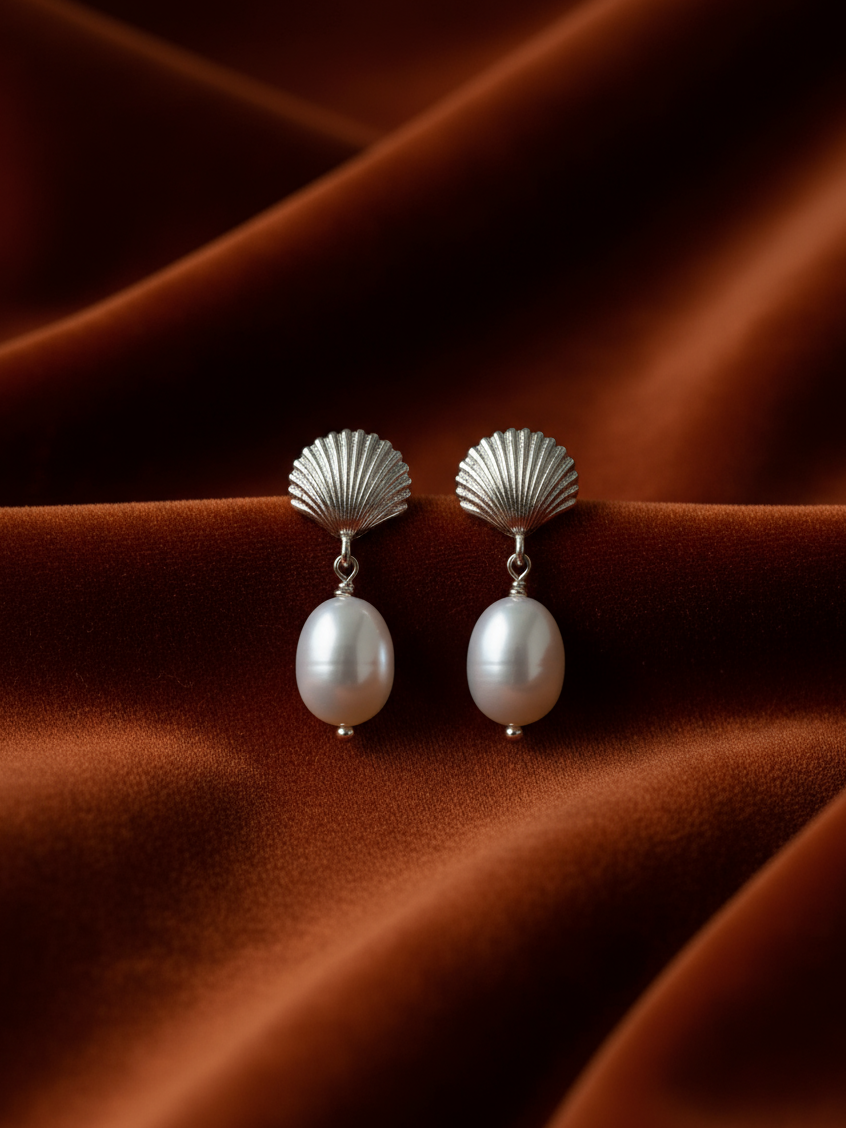 Seafoam Shell Drops