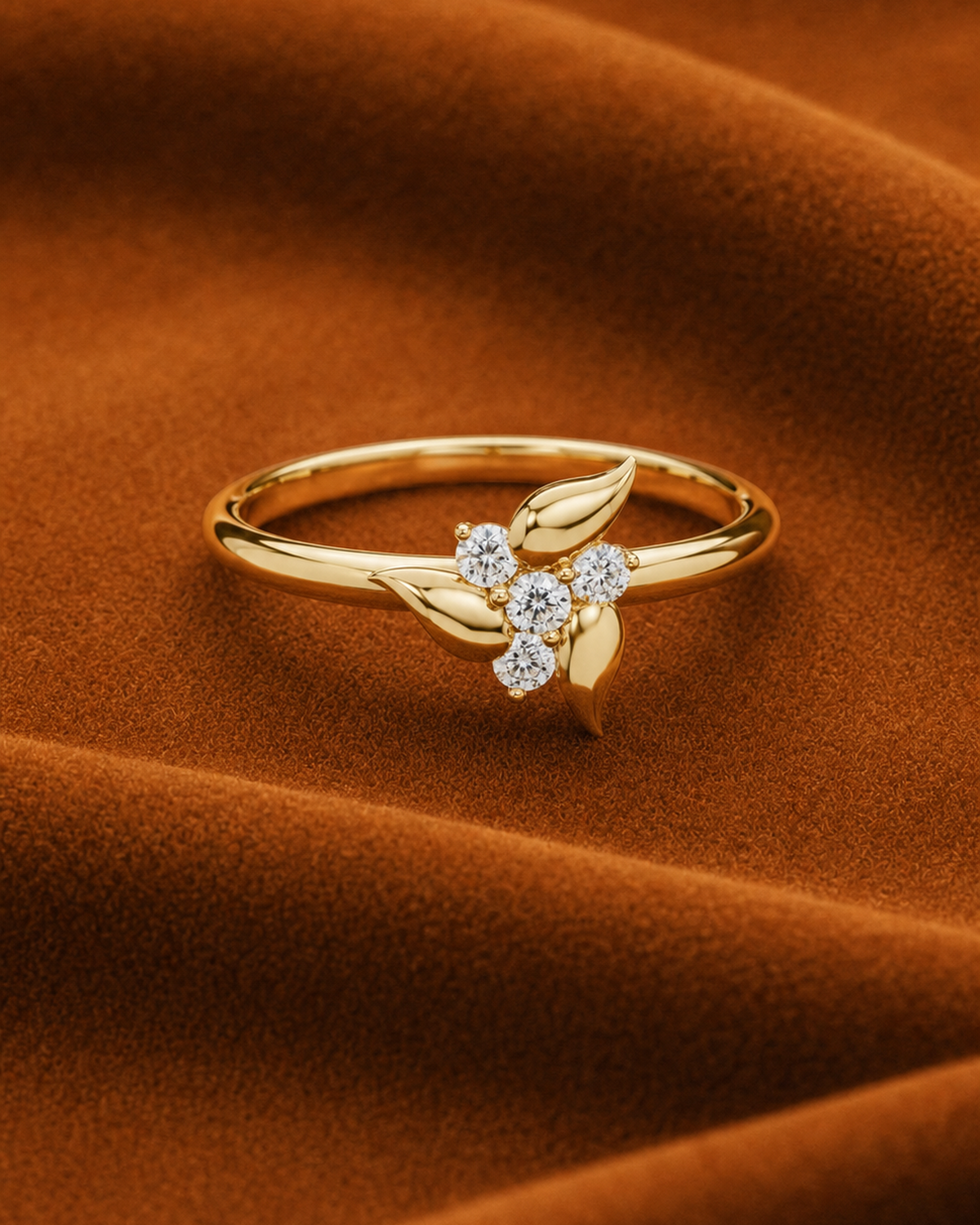 Petal Cluster Ring by MONICONIC