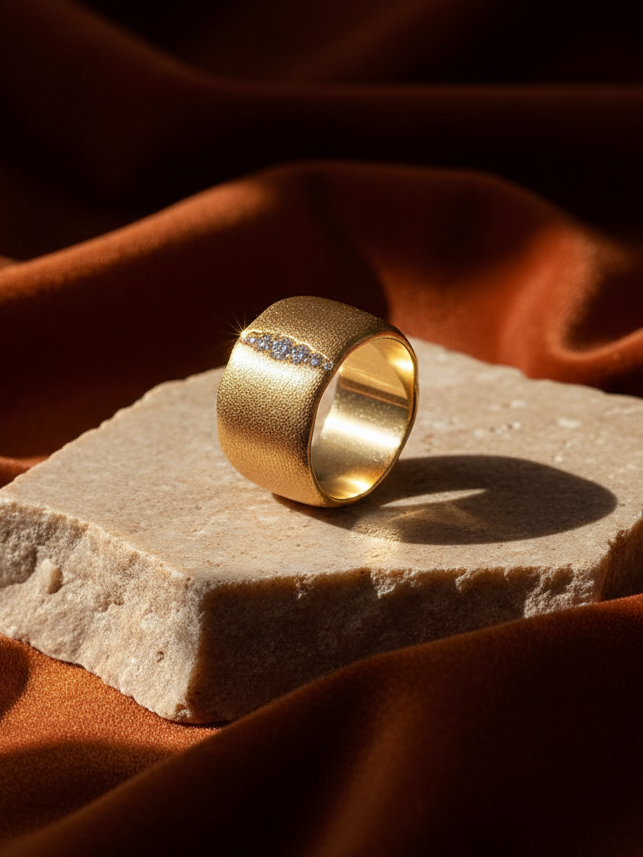 GOLDEN HOUR RAY RING