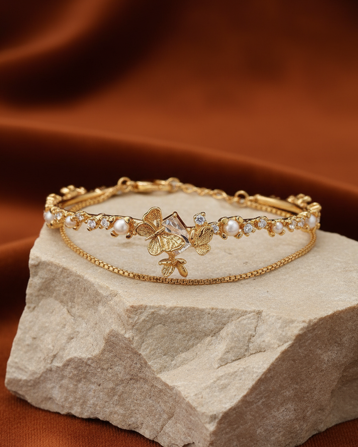 Butterfly Dusk Chain Cuff
