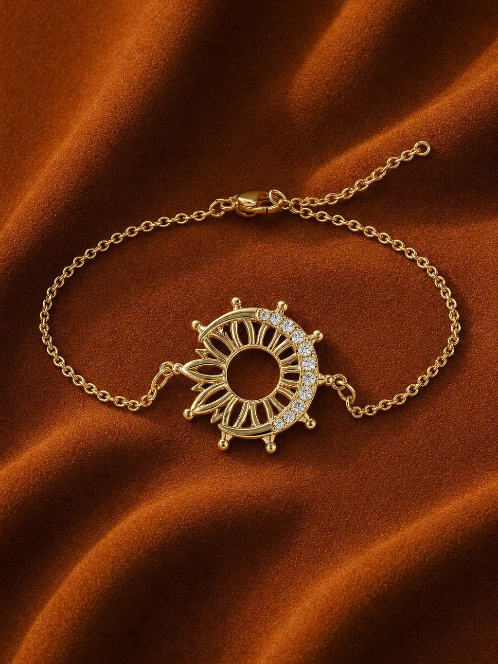 Solar Eclipse Crystal Bracelet