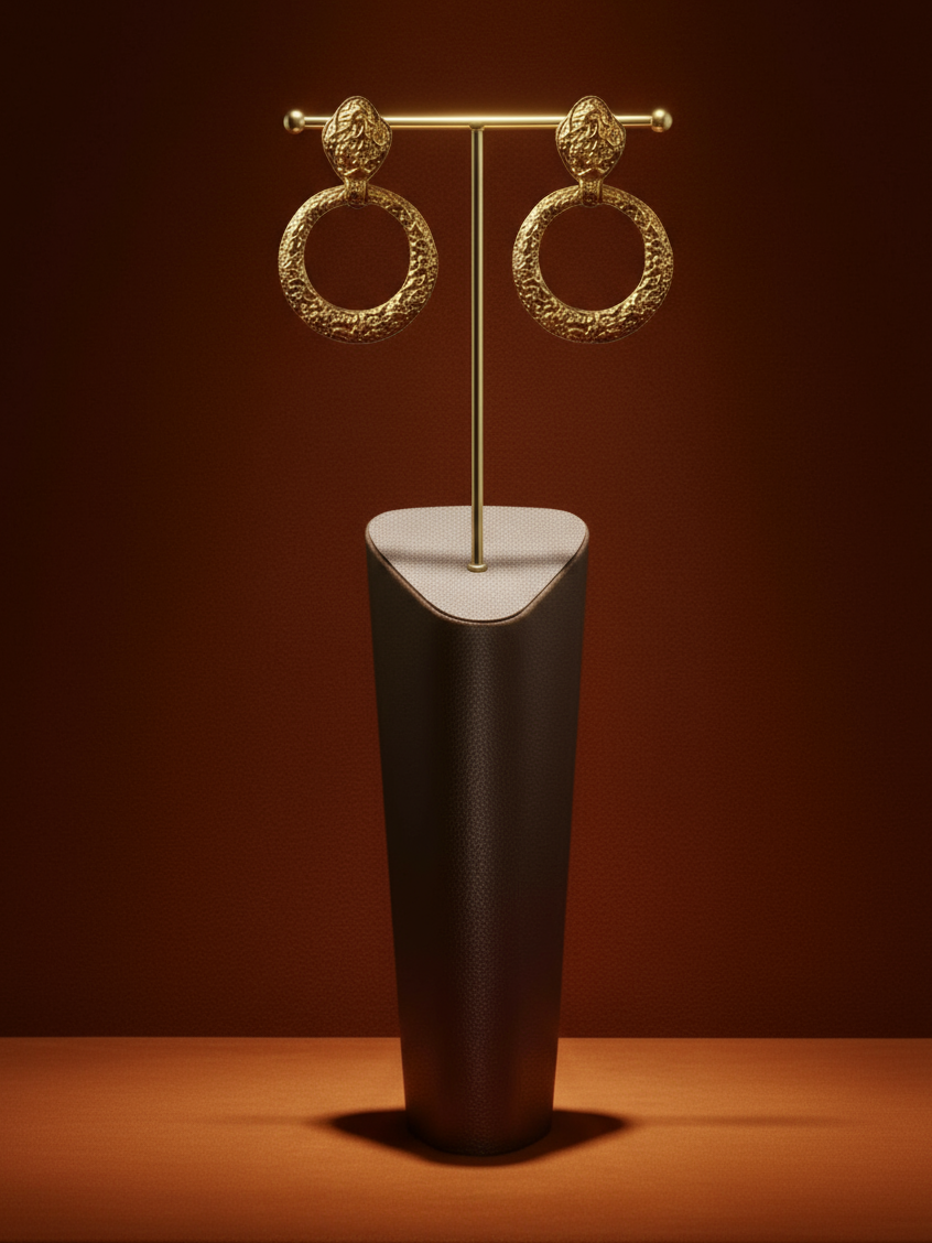 Soleil Crest Hoops