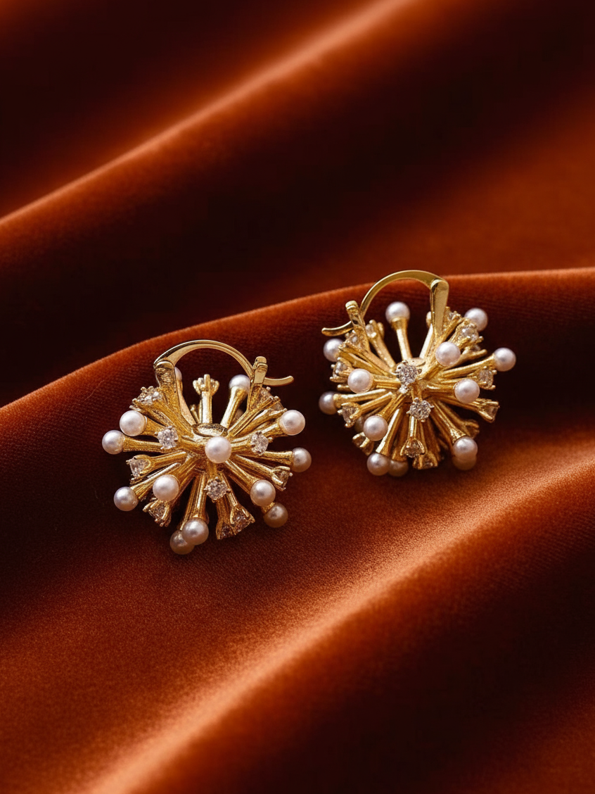 Celestial Bloom Hoops