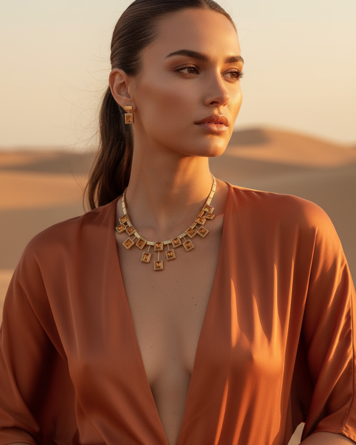 Sahara Frame Necklace