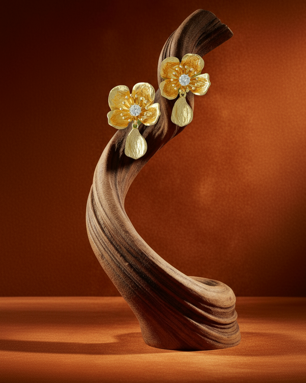 Golden Petal Drops