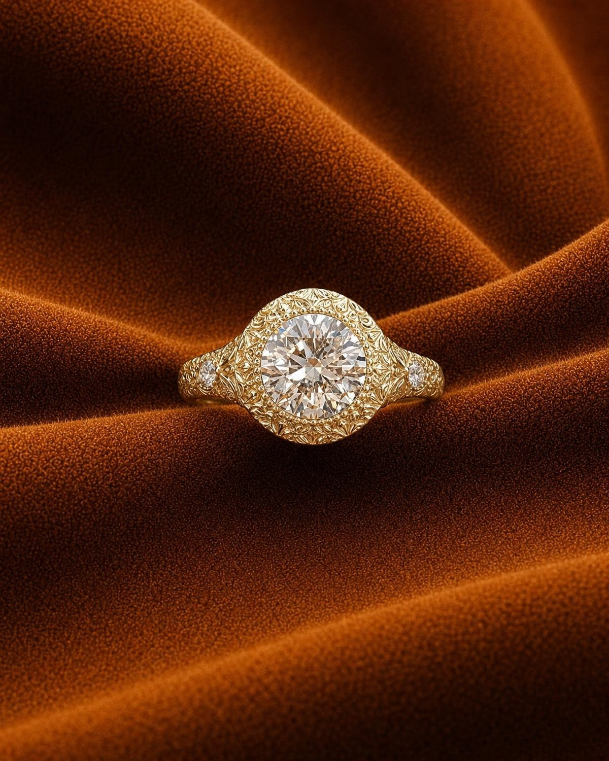 Florale Halo Ring by MONICONIC