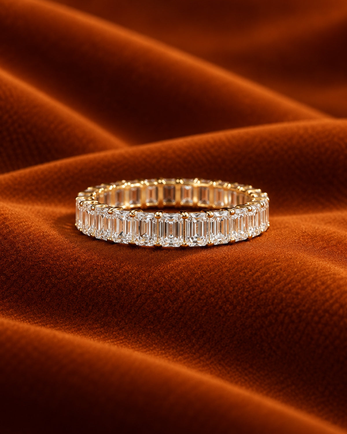 Baguette Eternity Ring by MONICONIC