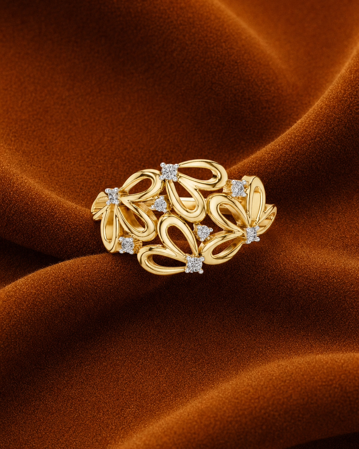 Petal Bouquet Ring by MONICONIC