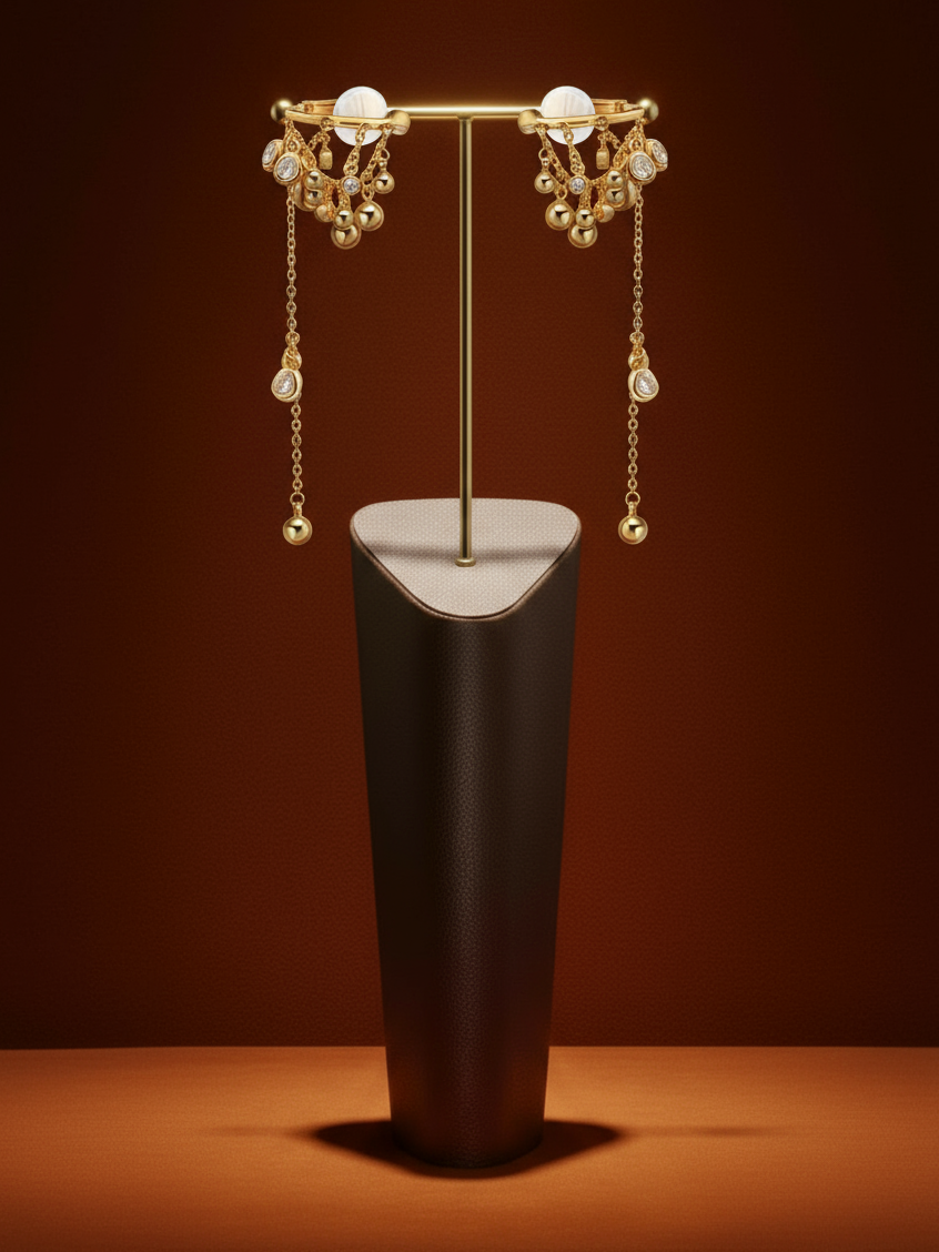 Orbital Drape Earrings