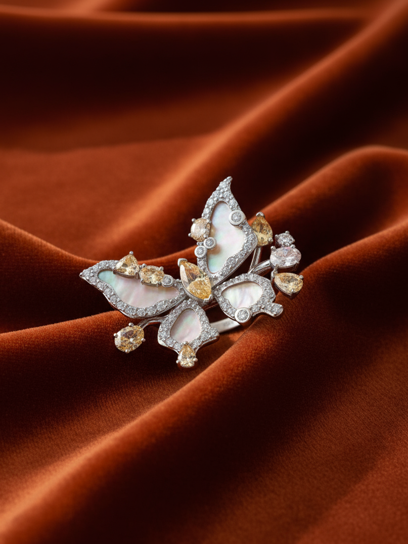 Butterfly Bloom Lily Ring