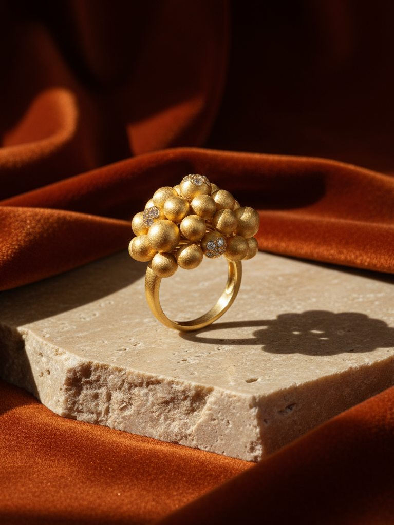 GOLDEN HOUR HALO DRIFT RING