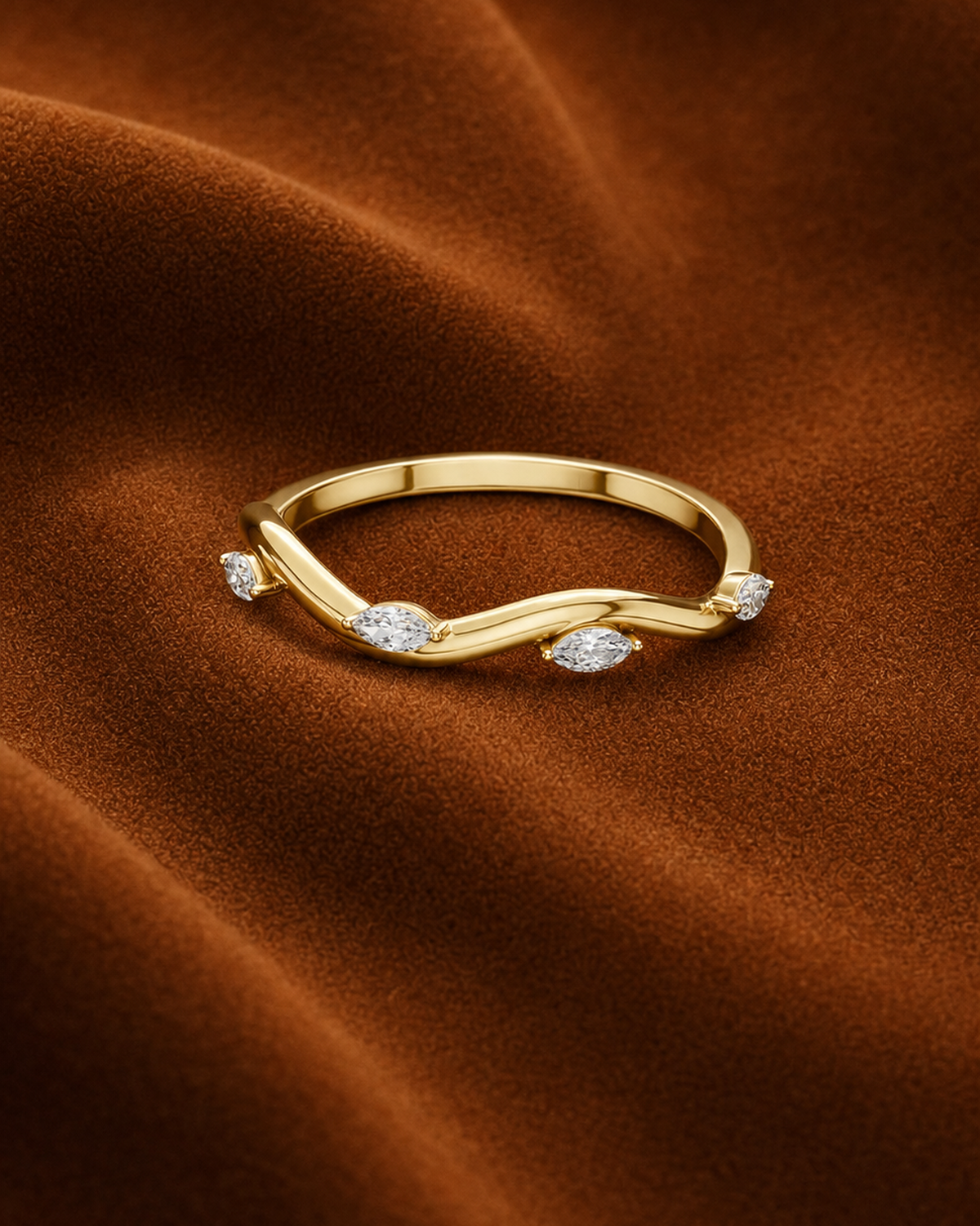 Marquise Wave Band by MONICONIC