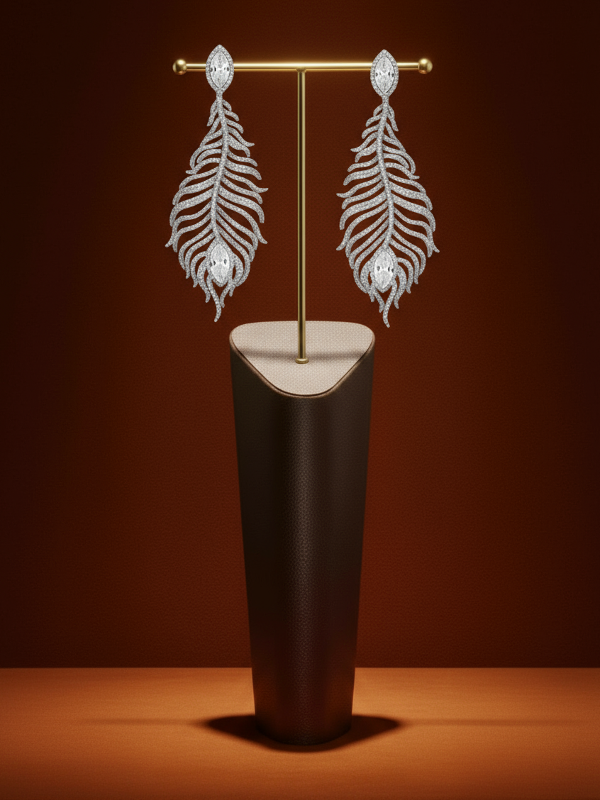 Seraphine Plume Dangles