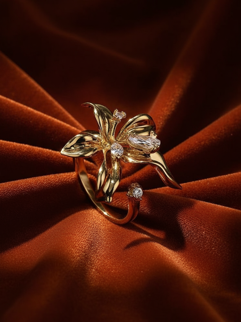 Orchid Bloom Ring