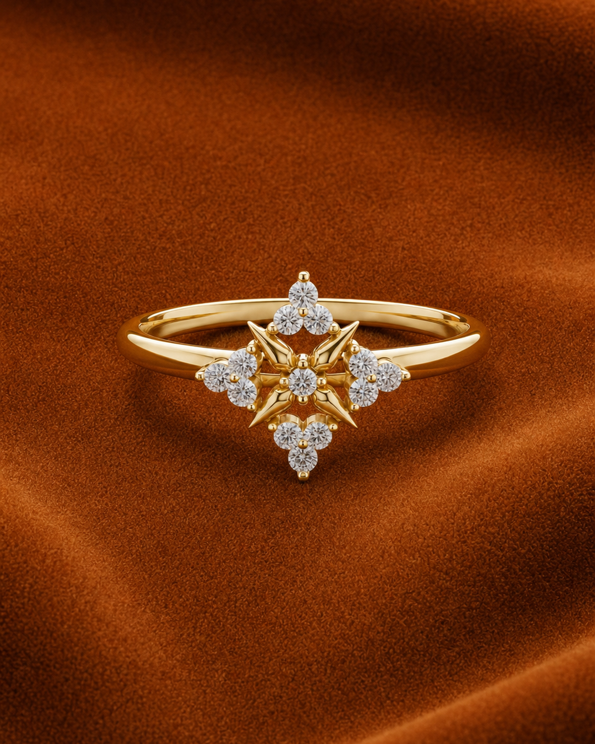 Starburst Cluster Ring by MONICONIC