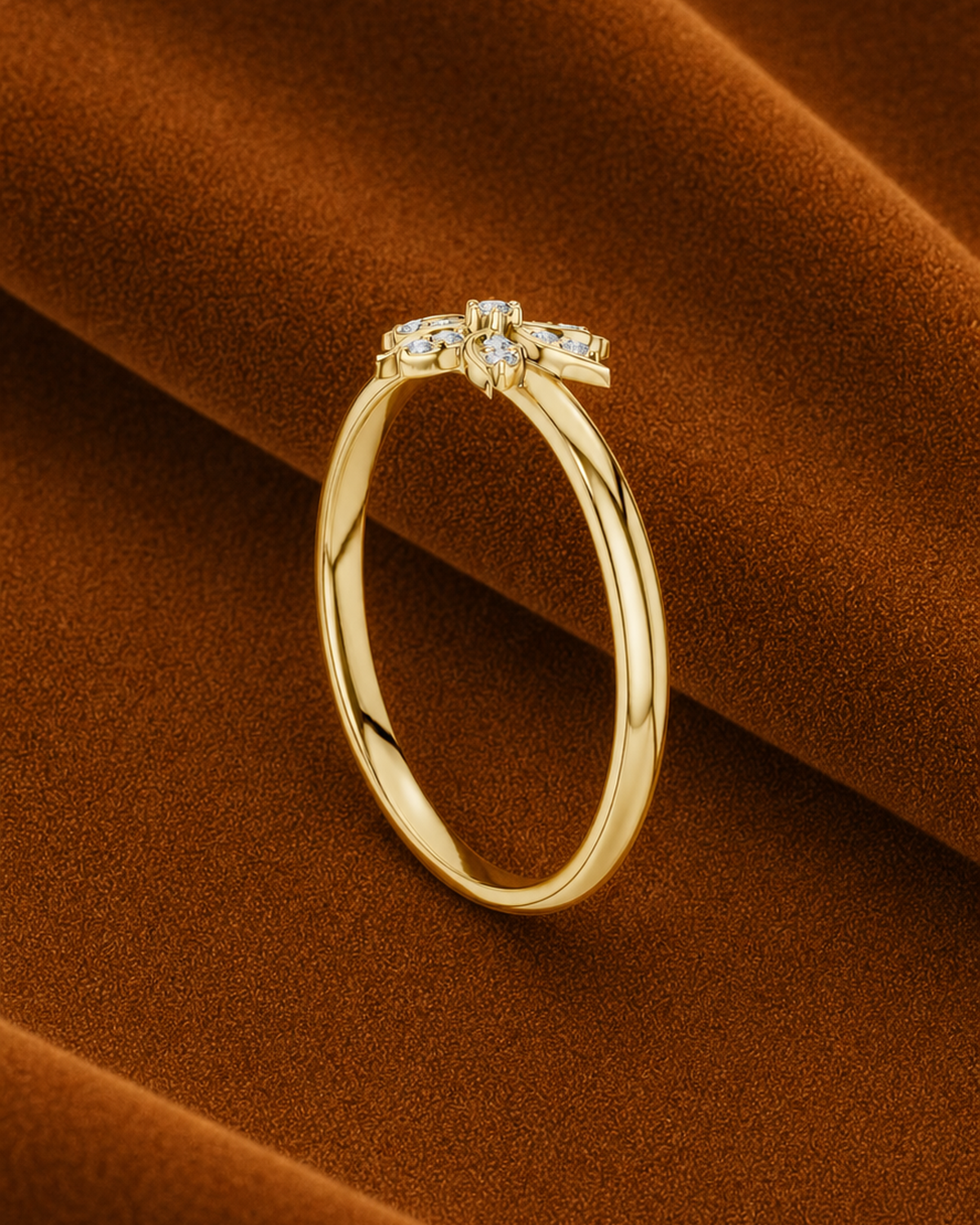 Six-Petal Blossom Ring by MONICONIC