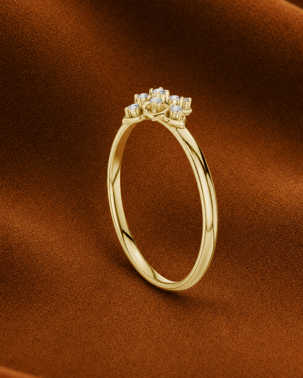 Quatrefoil Cluster Ring by MONICONIC