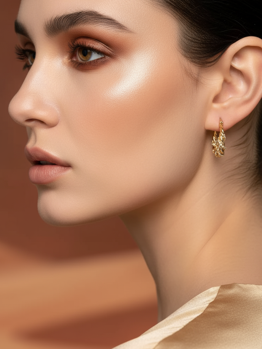 Twist Mirage Hoops